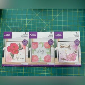 Crafter’s Companion Set of 3 Photopolymer Stamps